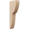 Ekena Millwork 3"W x 6"D x 18"H Thin Crestline Rough Cedar Woodgrain TimberThane Corbel, Primed Tan CORUR03X06X18CRERCPR - alternate 1